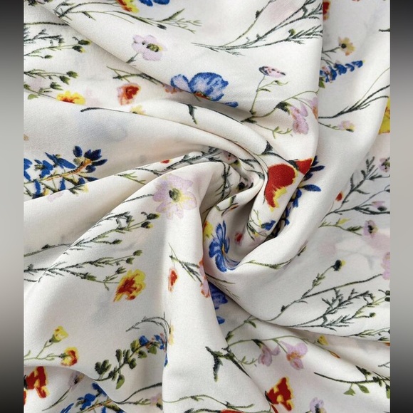 Vibrant White Paisley Women's Top